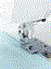 Juki Hsm Accessories -Blind Stitch Presser Foot (Blind Hem Foot)